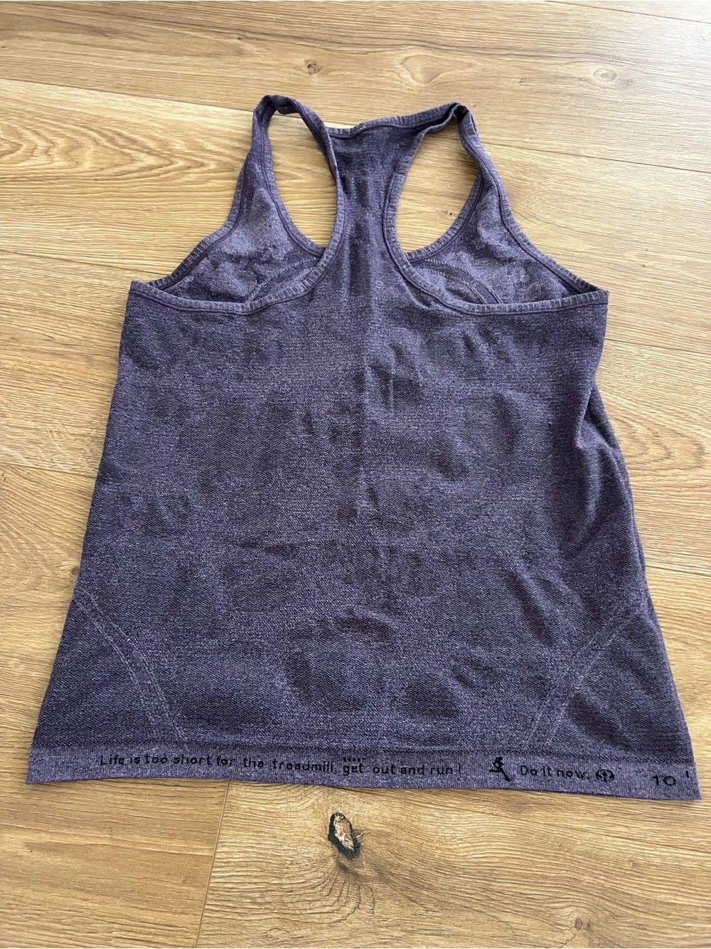 lululemon athletica Swiftly Tech Purple Camo Racerback Tank Top Women’s Size 10 - Picture 9 of 11